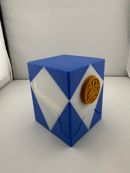 Mighty Morphin' Power Ranger Themed 3D Deck Box