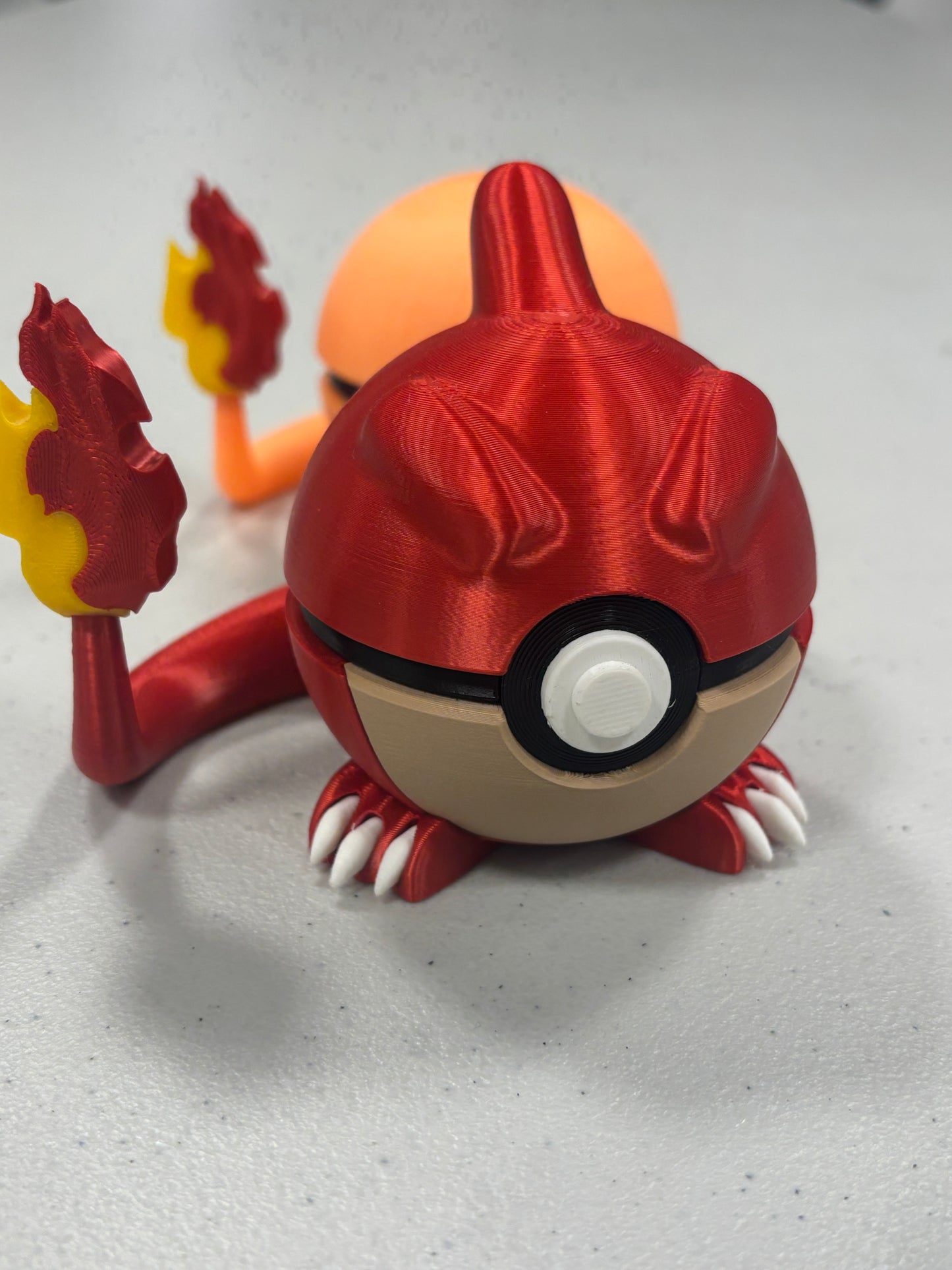 Charmeleon 3D pokeball