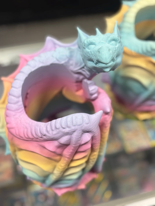 3D Colorful Dragon Wine Holder